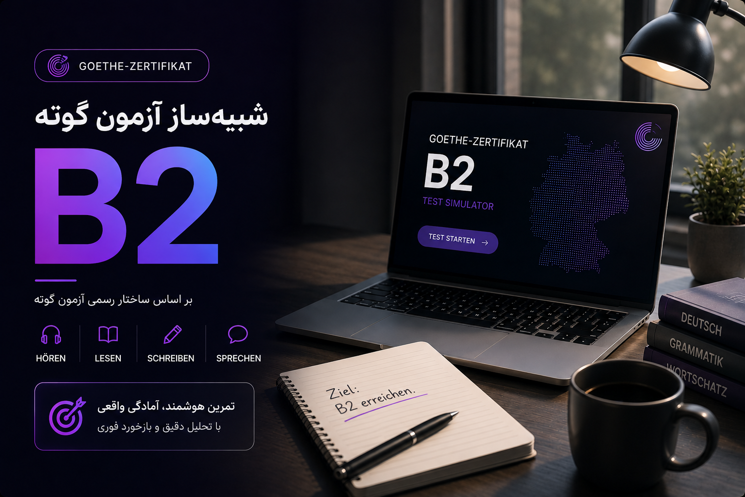 آزمون شبیهساز B2